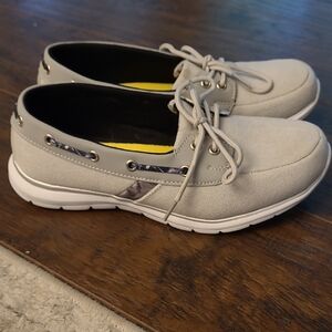 Athletech Gray Casual Boater Shoes